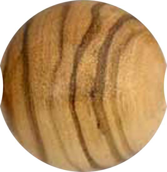 Produktbild Star Piercing Ball Closure Kugel aus Olivenholz (ohne Messing, Organisch)