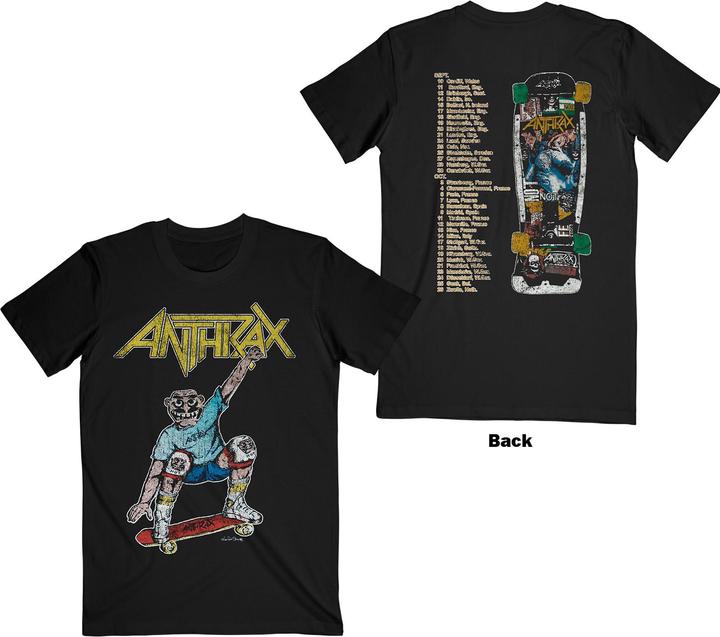 Anthrax Spreading Skater Notman Vintage