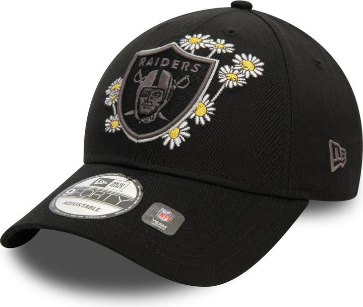 Produktbild New Era 9Forty Strapback Cap - FLOWER Las Vegas Raiders