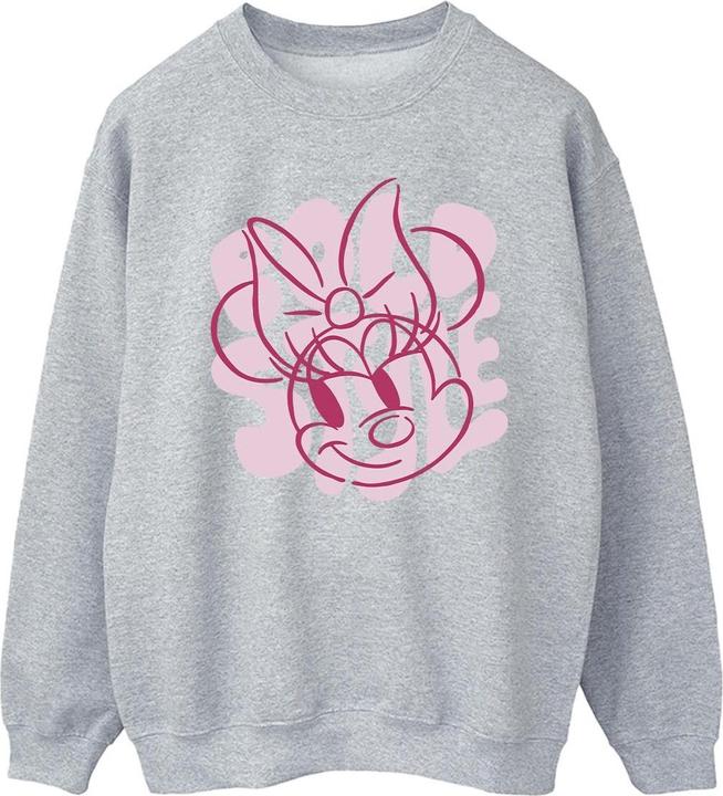 Disney Minnie Mouse Bold Style Sweatshirt (L)