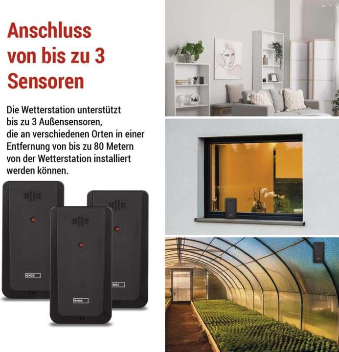 Image du produit Emos Drahtlose Wetterstation E8614
