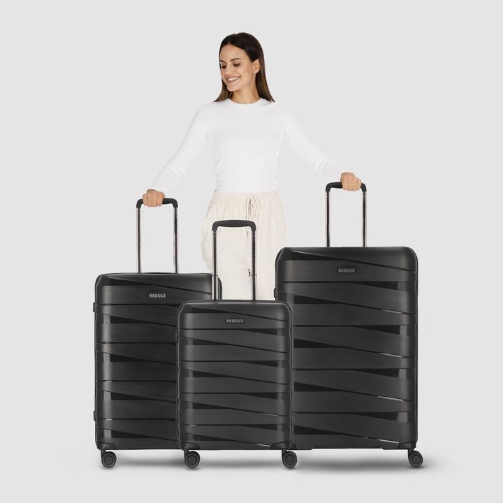 Actual product image Redolz Essentials 10 3-SET 4 wheels 3-piece suitcase set (188 l, XL (from 140l))