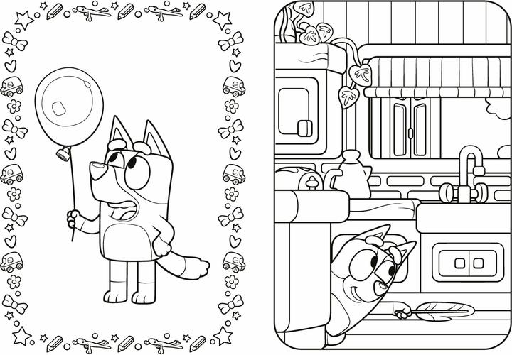 Immagine prodotto BLUEY - Giochi e divertimento - Un libro da colorare