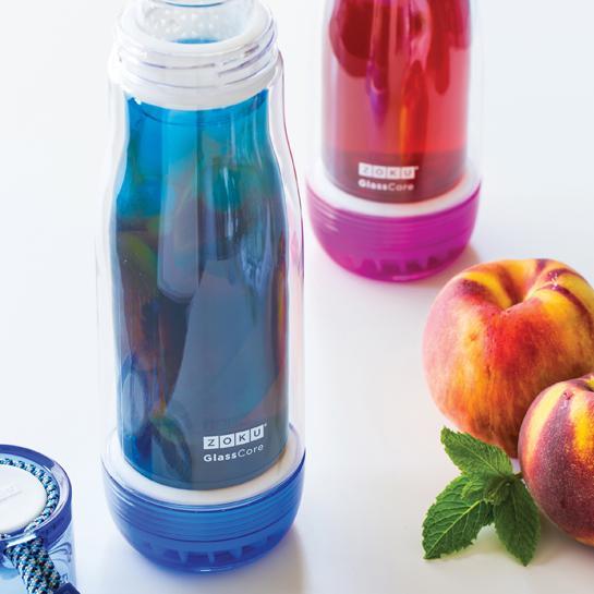 Immagine prodotto ZOKU Bottiglia di vetro con anima 475ml verde (0.48 l)