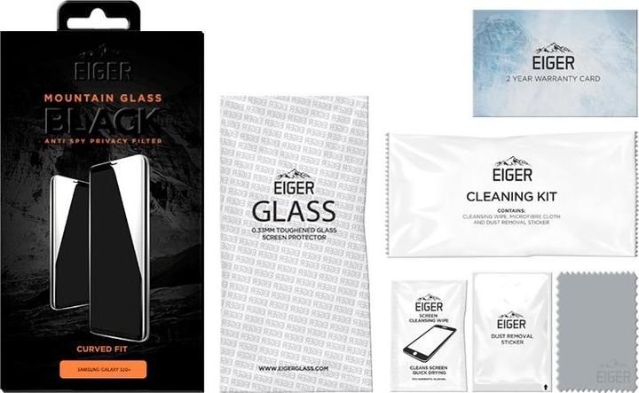 Produktbild Eiger Mountain Glass Black Edge (1 Stück, Samsung Galaxy S20+)