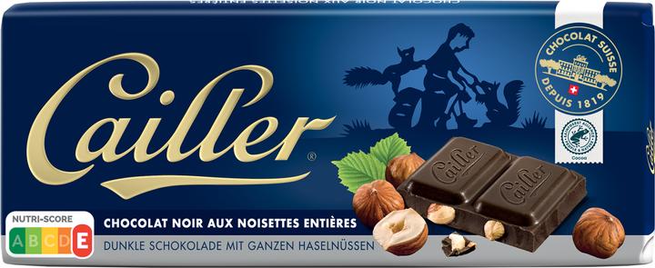 Image du produit Cailler Tablette Chocolat Noir avec Noisettes (100 g)