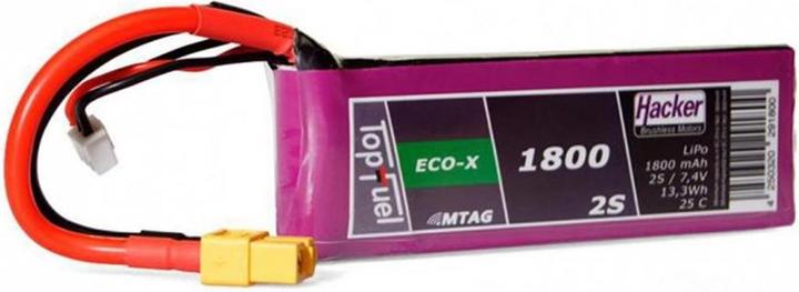 Produktbild Hacker LiPo Pack TF ECO-X 1800mAh 2S MTAG (7.40 V, 1800 mAh)