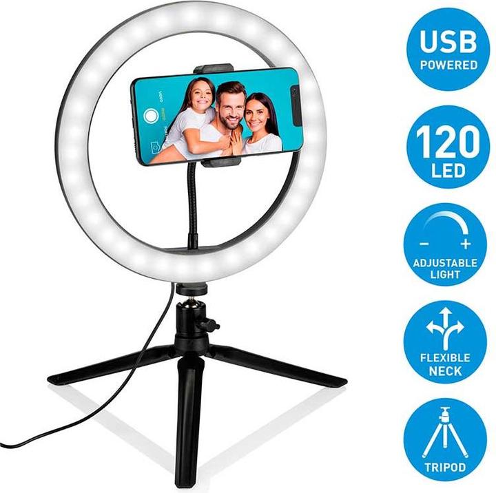 Immagine prodotto Grundig Anello luminoso per selfie 120 LED, 25 cm