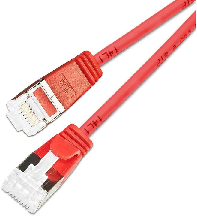 Image du produit SLIM Câble patch RJ-45, Cat 6A, U/FTP, 3 m, rouge, 36-Pack (U/FTP, CAT6a, 3 m)