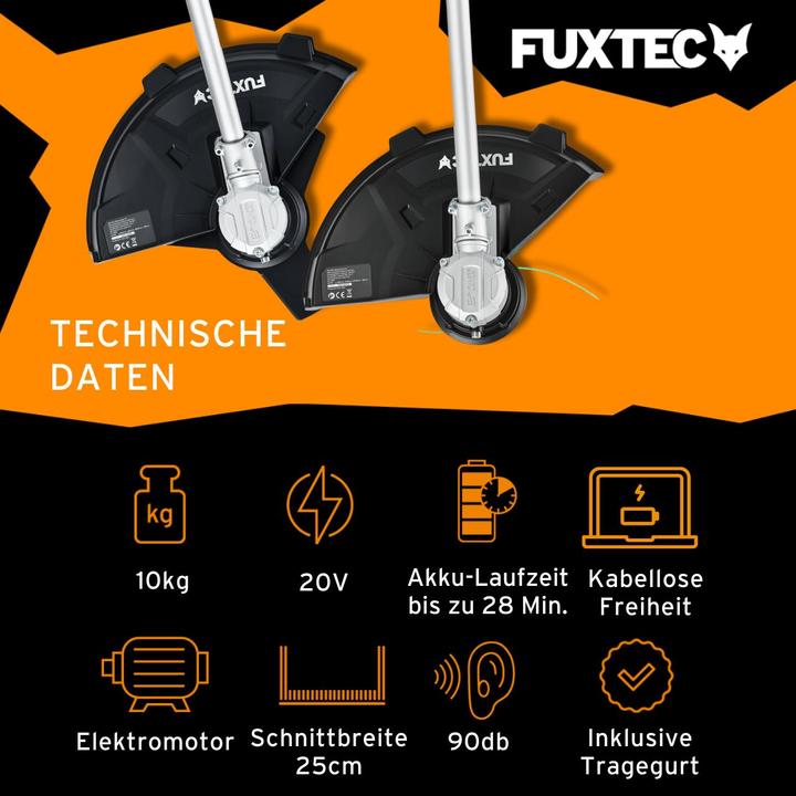 Produktbild Fuxtec FX-E2MS-SET (Kunststoffmesser, Trimmfaden)