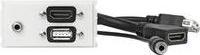 Productafbeelding Vivolink WI221281 HDMI + USB A + wandcontactdoos