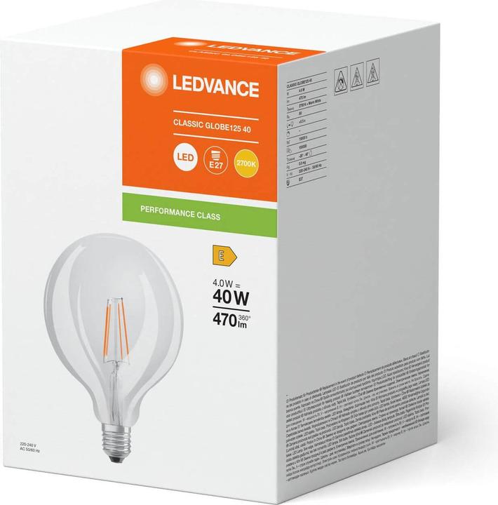 Produktbild Ledvance LED-Globelampe (E27, 4 W, 470 lm, 1 x, E)