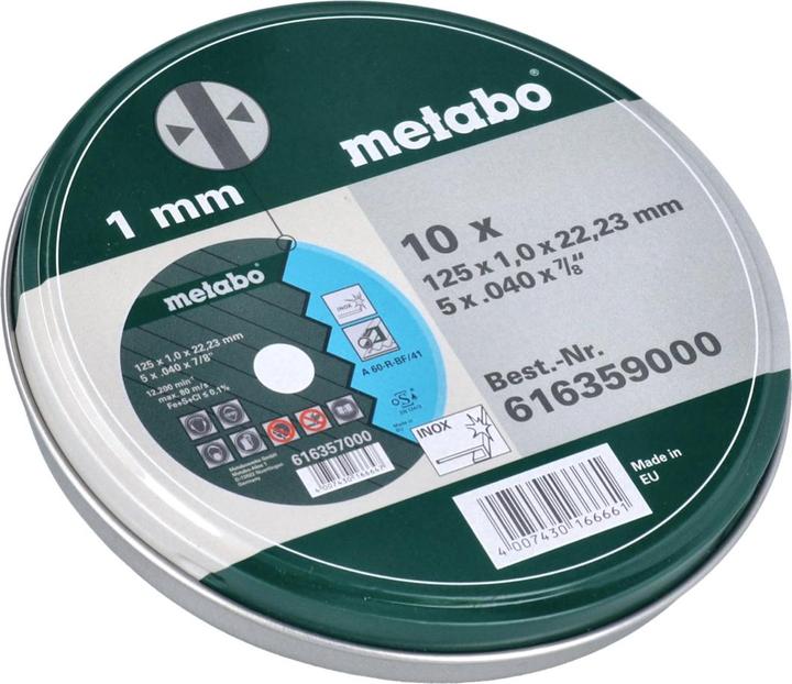 Actual product image Metabo Cutting discs