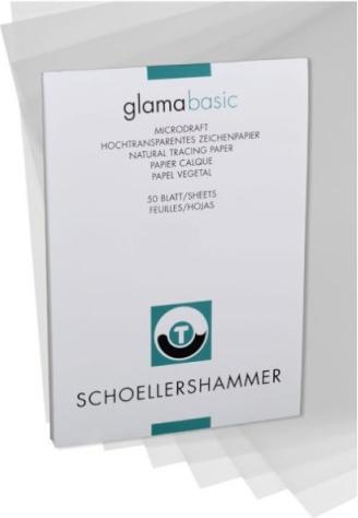 Schoellershammer Transparent Paper Pad Glama A4 (80 g/m², 50 x)