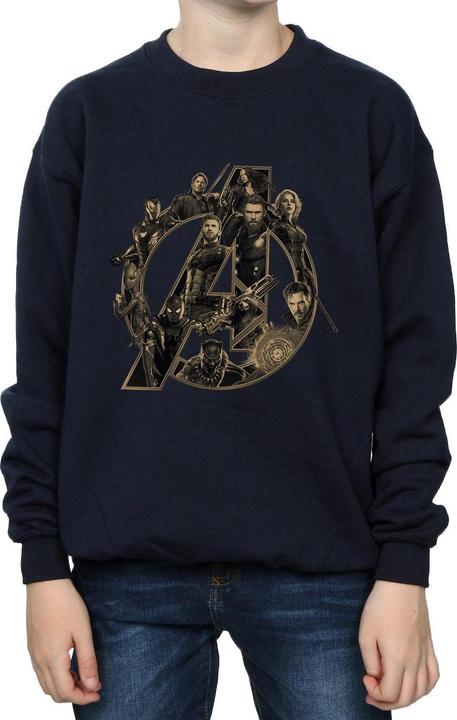 Immagine prodotto Avengers Infinity War Logo Felpa Ragazzi (116)