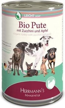 Produktbild Herrmanns Pute mit Zucchini und Apfel (Adult, 1 Stk., 400 g)