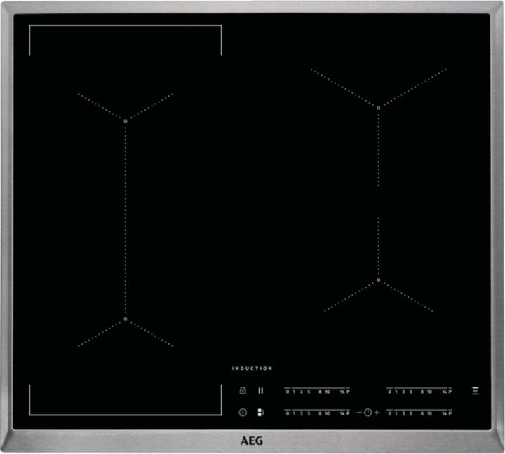 AEG APPAREILS MÉNAGERS Plaque vitrocéramique,60cm,induction,MaxiSense,edst IKE64441XB