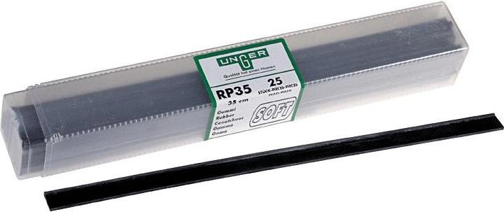 Unger RP35H Fensterwischer Wischergummi 25 Stück hart 35 cm Wischergummi zum streifenfreien Abziehe
