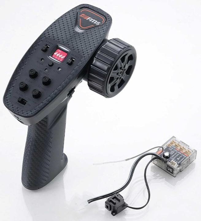 Productafbeelding FMS FCX18 Hummer EV 1:18 schwarz - RTR 2.4GHz (RTR Gereed voor gebruik)