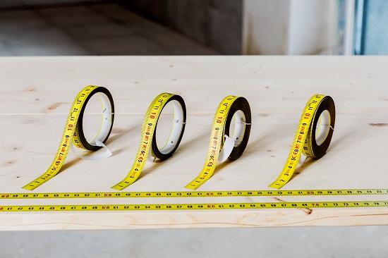 Produktbild Bahco Selbstklebendes Massband aus Stahl "L" L-6m. 13 mm Skala von rechts nach links (M)