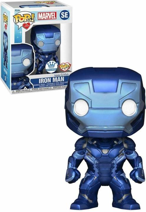 Immagine prodotto Funko POP! Marvel Make-A-Wish Iron Man Métallique