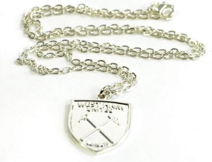 Produktbild West Ham United FC Wappen Halskette mit Anhänger (100% Metall)