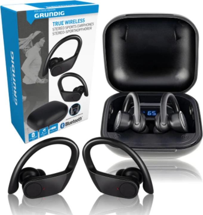 Actual product image Grundig Earbuds Sport TWS 300mAh BT (No noise cancelling, 2 h, Wireless)