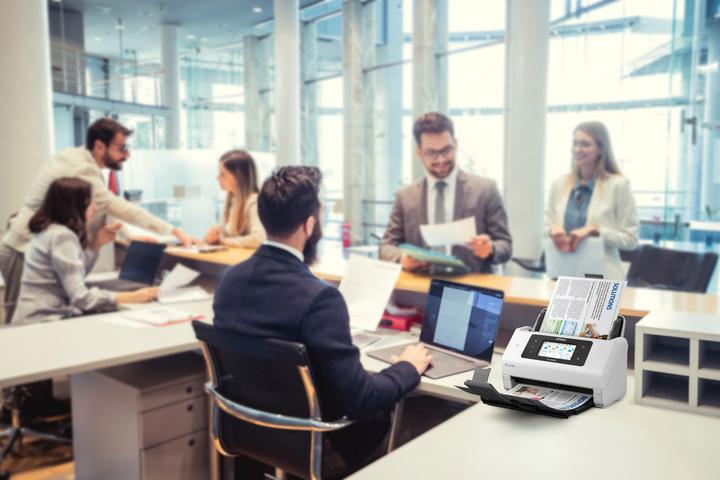 Image du produit Epson Workforce Scanner de documents DS-800WN (USB, USB Host, Ethernet)