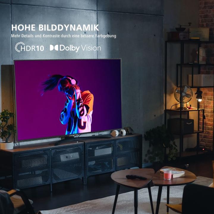 Actual product image JVC Fernseher 50 Zoll Smart TV VIDAA LT-50VD3555-4K Fernseher UHD, HDR Dolby Vision und Triple-Tuner (50", LED, 4K, 2025)