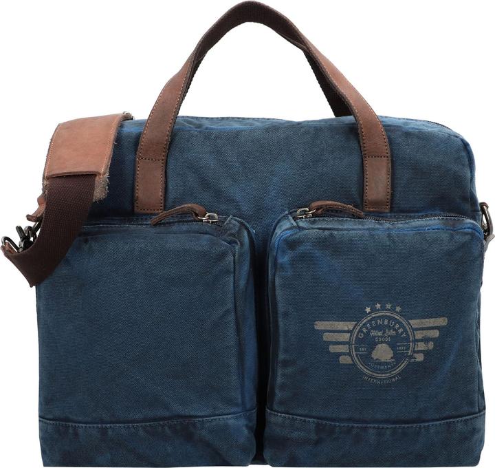 Produktbild Greenburry Aktentasche Vintage Aviator 5893 Business Bag Blue Edition (15.75", Universal)