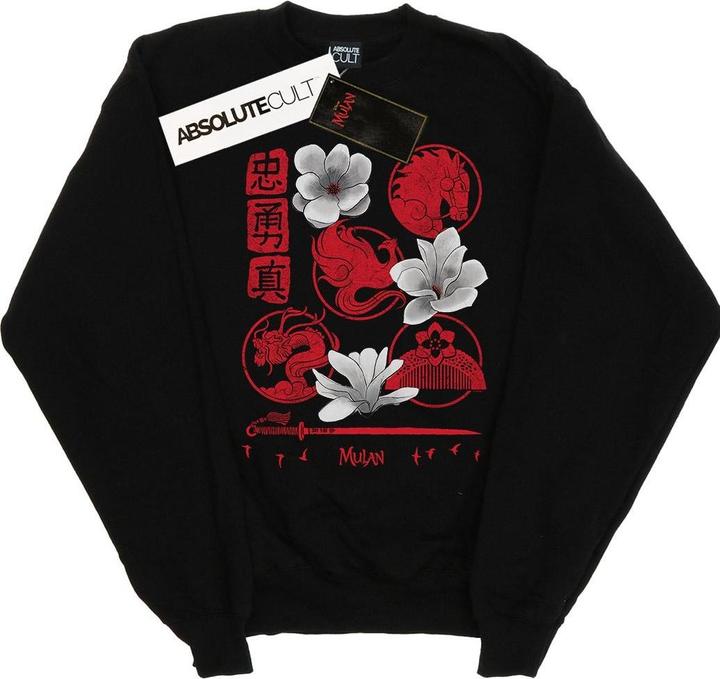 Actual product image Disney Womens/Ladies Mulan Movie Icons Sweatshirt (S)