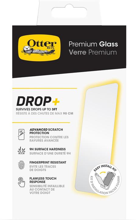 Actual product image OtterBox Premium Glass Antimicrobial (1 Piece, Apple iPhone 15)