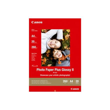 Actual product image Canon PP-201 Plus Glossy II (260 g/m², A4, 20 x)