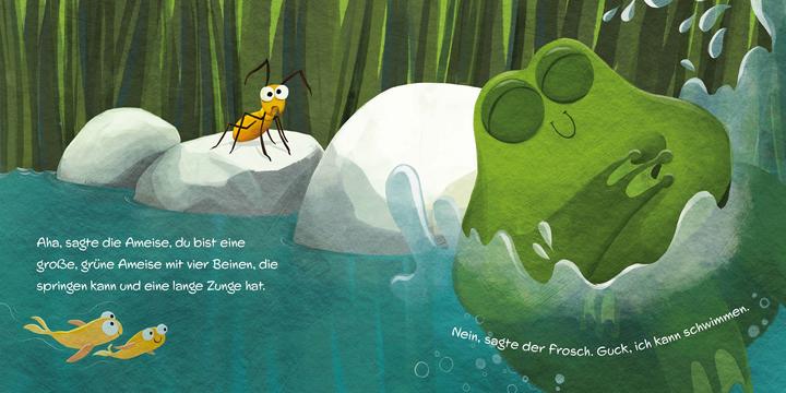 Actual product image Die Ameise und der Frosch (German)