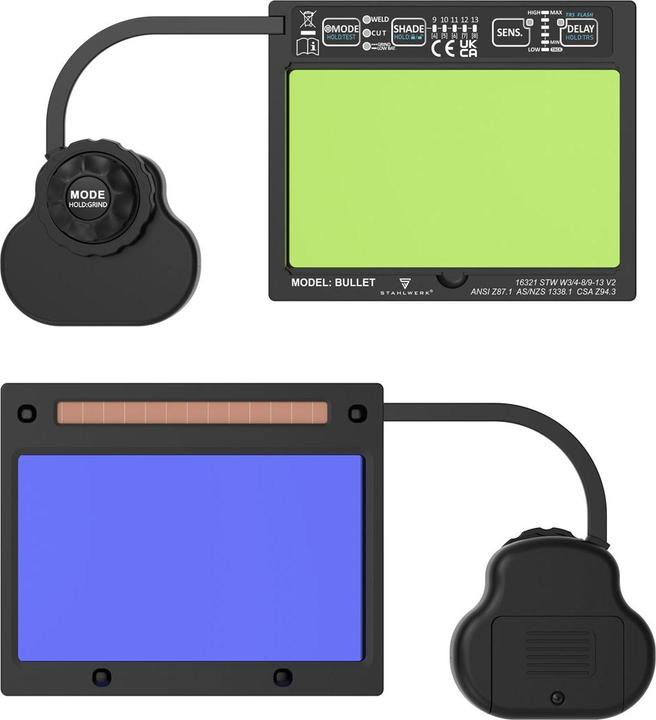 Produktbild Stahlwerk Schweisshelm BULLET 3-in-1 Automatik-Schweisserhelm Schweissschild