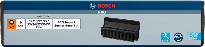 Produktbild Bosch Professional Zubehör PRO Impact (32 mm, 19 mm, 24 mm, 22 mm, 23 mm, 21 mm, 27 mm, 17 mm, 30 mm)