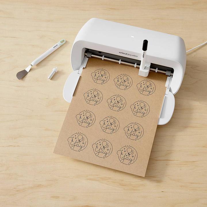 Actual product image Cricut Label & Sticker Bundle + Joy Xtra Schneideplotter-Set grau