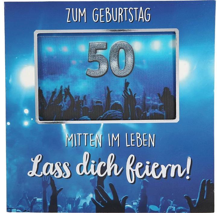 Image du produit Depesche Carte musicale avec lumière 50 Au coeur de la vie! (1 pcs)