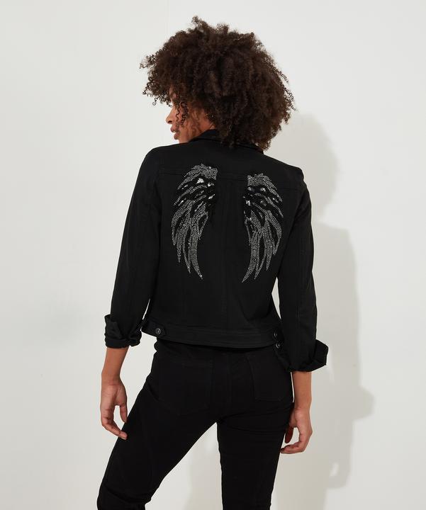 Actual product image Joe Browns Embellished distressed denim jacket (40)