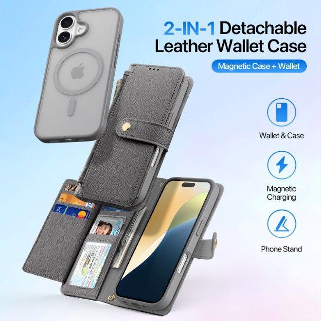Produktbild Dux Ducis Lawa Series MagSafe Kunstleder Bookcover Hülle (Apple iPhone 16)