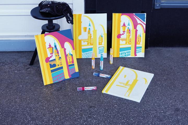 Image du produit Edding Marqueur acrylique 5000 Large (Jaune soleil, 10 mm, 1 x)