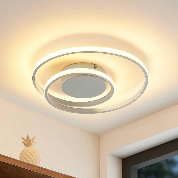 Actual product image Lindby LED ceiling lamp Emisua CCT dimmable white (850 lm)