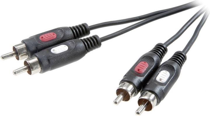 SpeaKa Professional Cavo audio Speaka 2x Cinch 1,5 m (1.50 m, Cinch)