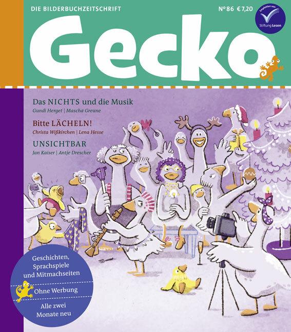 Produktbild Gecko Kinderzeitschrift Band 86 (Deutsch, Mascha Greune, Lena Hesse, Katrin Wiegand, Bettina Bexte, Tom Eigenhufe, Gundi Herget, Christa Wisskirchen, Jan Kaiser, Ulf K., Antje Drescher, Ina Nefzer, Mustafa Haikal, Lotte Bräunig, 2021)