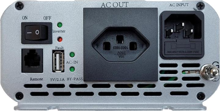 Immagine prodotto Noqon NSC312 Inverter sinusoidale da 300W/12V con caricatore, NVS e funzione UPS