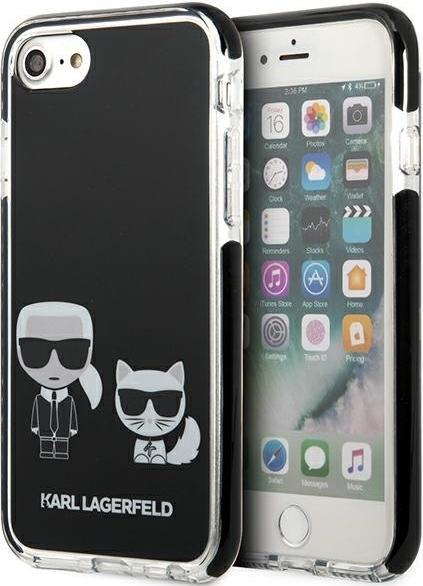 Produktbild Karl Lagerfeld case for iPhone 7 / 8 / SE 2020 / SE 2022 KLHCI8TPEKCK hard case black Karl & Choupet (Apple iPhone SE (3rd Gen), Apple iPhone SE (2nd Gen), Apple iPhone 7)