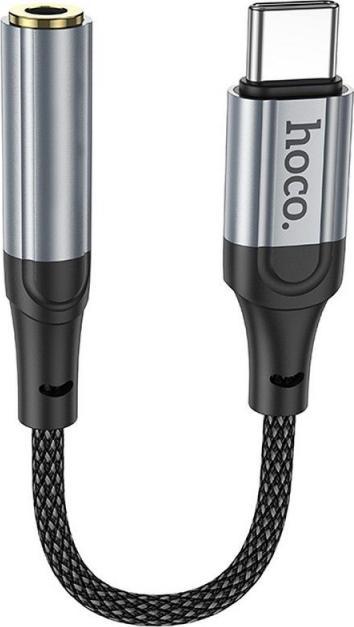 Produktbild Hoco USB-C to 3.5mm LS36, 0.12m, Schwarz (0.12 m)