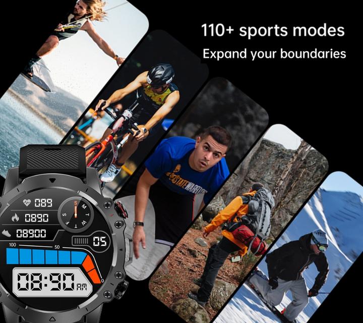 Actual product image Herren-Smartwatch RNCF18-1 SCHWARZ Armband + Armband