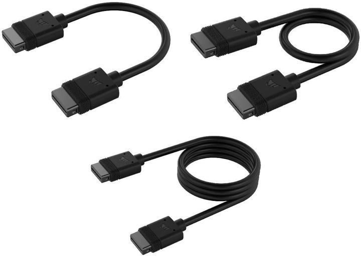Corsair Kit di cavi iCUE LINK con connettori diritti, nero