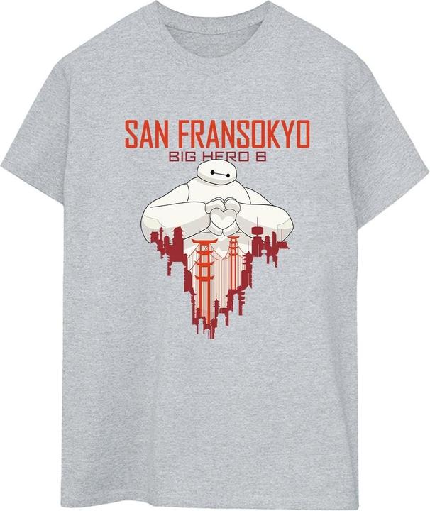 Produktbild Disney Big Hero 6 Baymax San Fransokyo Heart TShirt (XL)